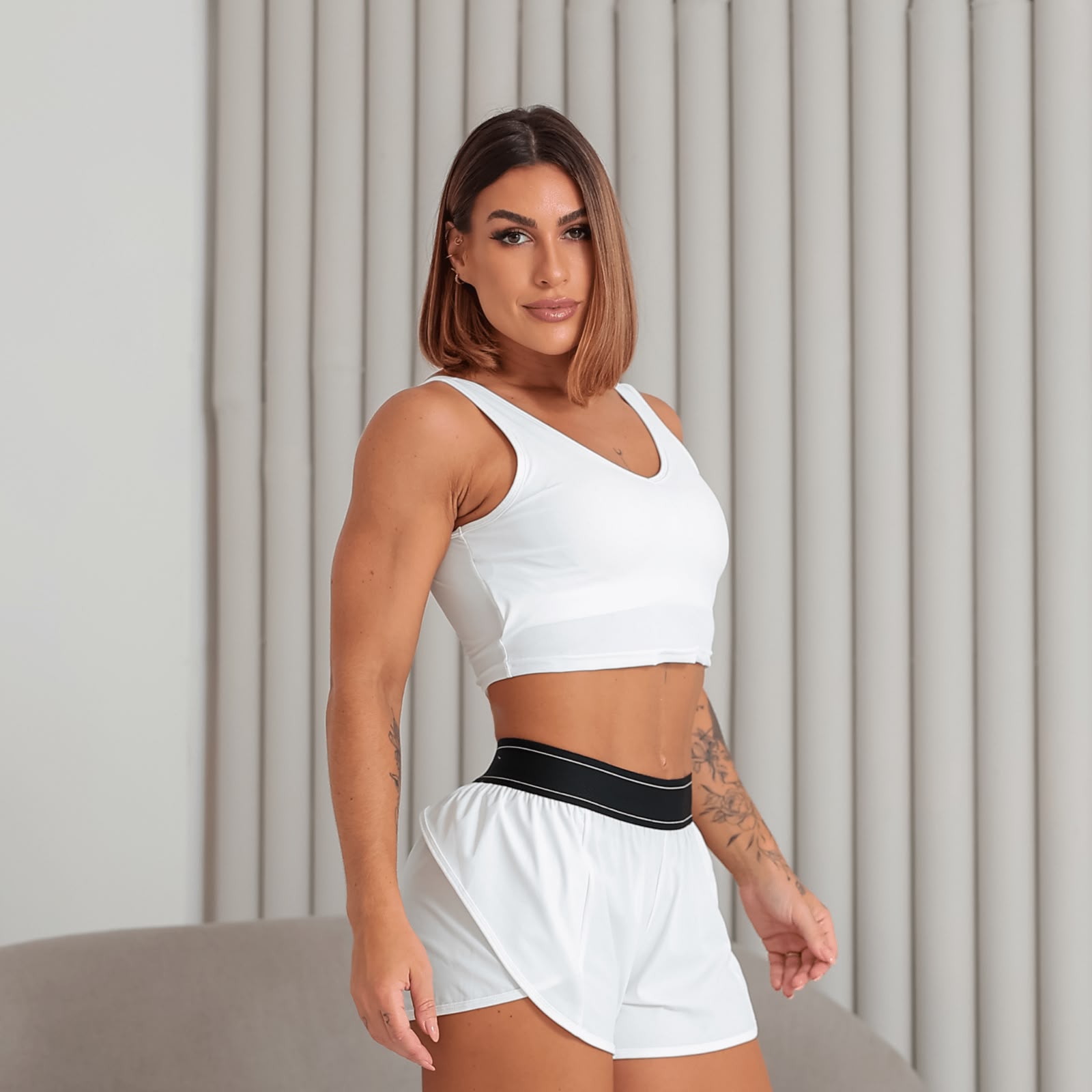 CONJ COM SHORT SAIA